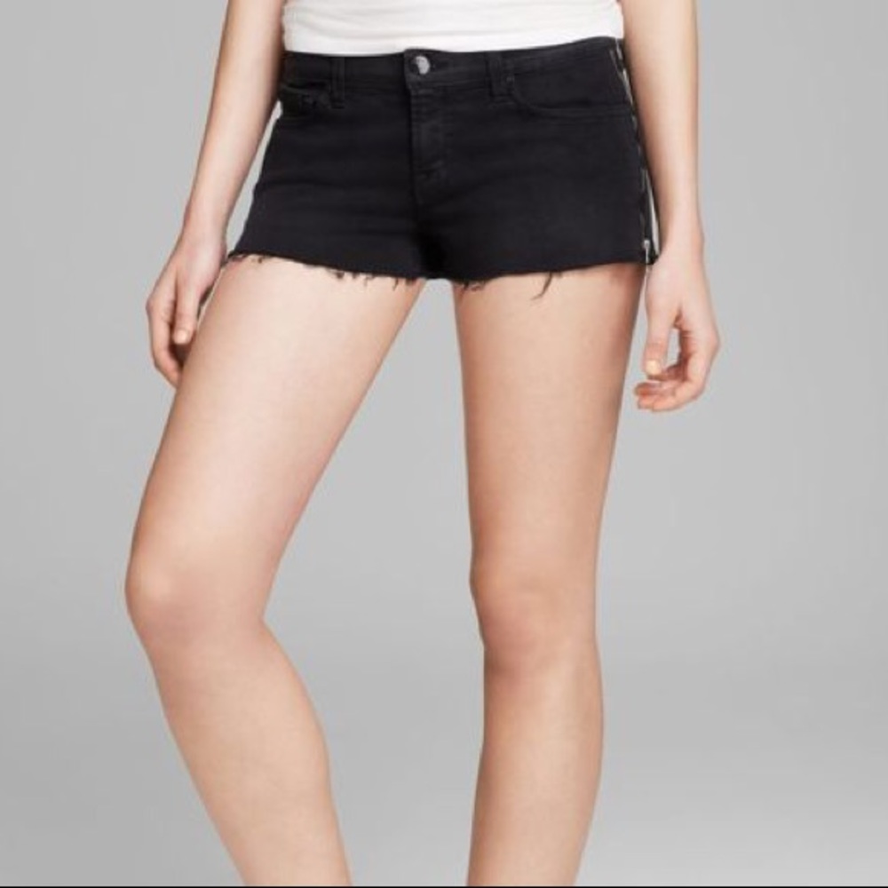 J BRAND black denim shorts!